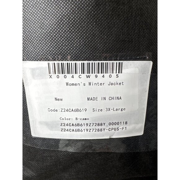 Camel Crown Camo Ski Jacket Womens 3XL Waterproof Windproof Insulated Hooded - Picture 13 of 13